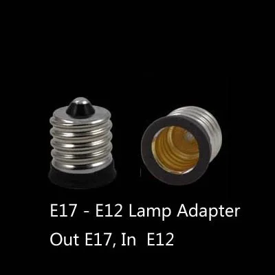 E17 To E12 LED Lamp socket adapter converter 