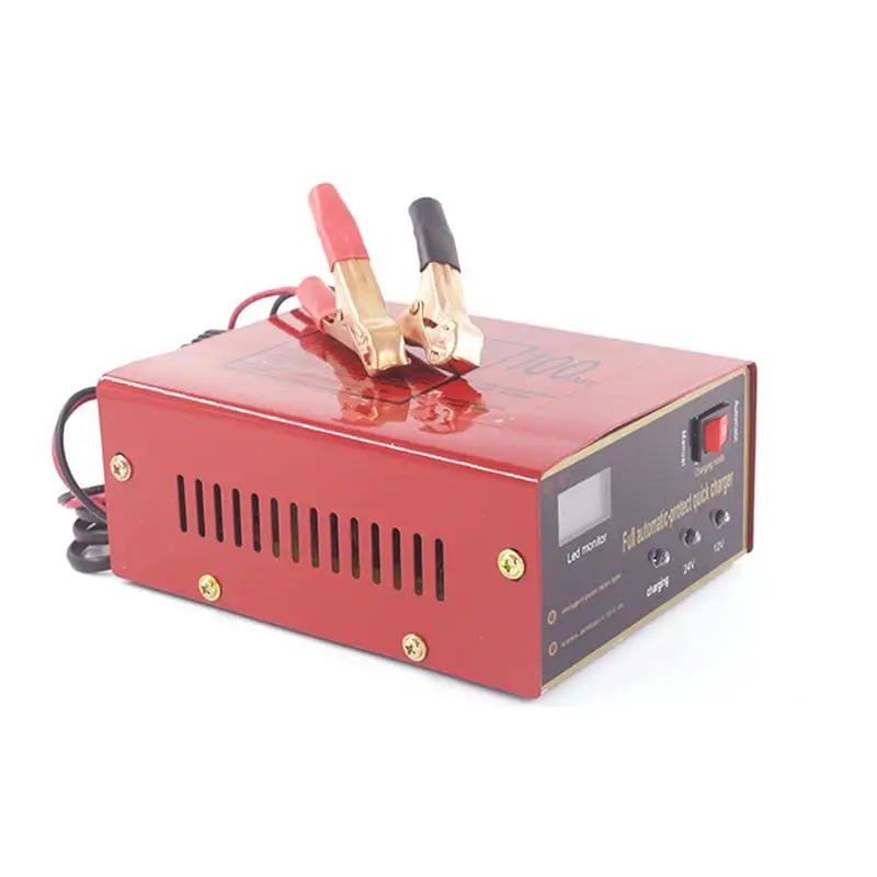 

New Motorcycle Car Battery Charger 110V/250V EU/ US/AU Plug 12V/24V Volt Charger With Reverse Short Circuit Protectio