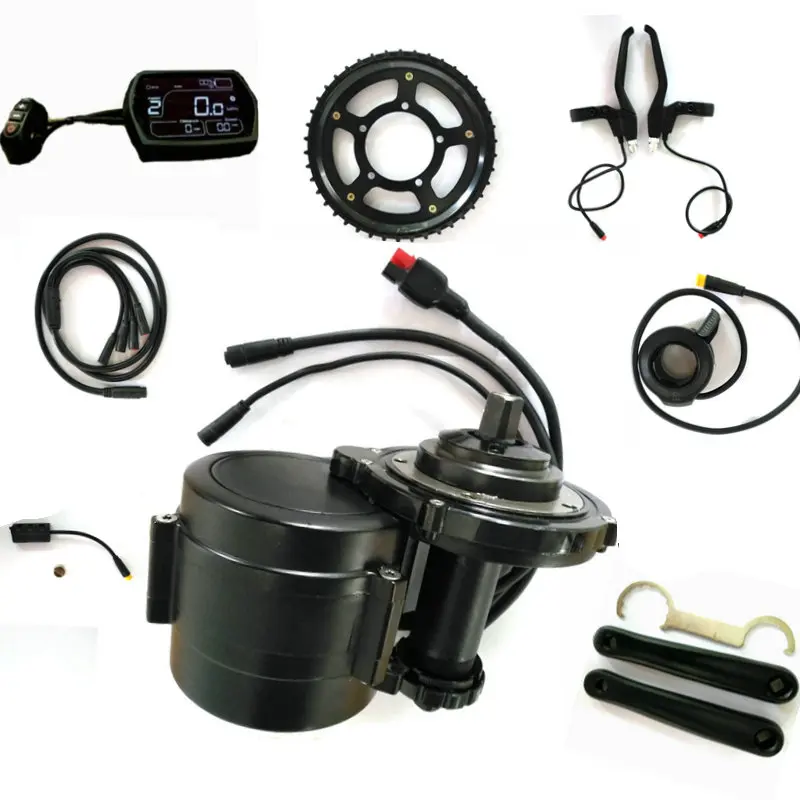 ЕС нет налога новая версия EBBS02 DIY преобразования ebike комплект MidMotor датчик