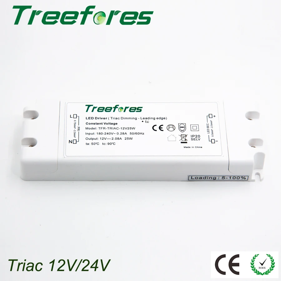 Приглушаемый светодиодный драйвер Triac 8 Вт 15 25 50 75 адаптер переменного тока 110 В 220