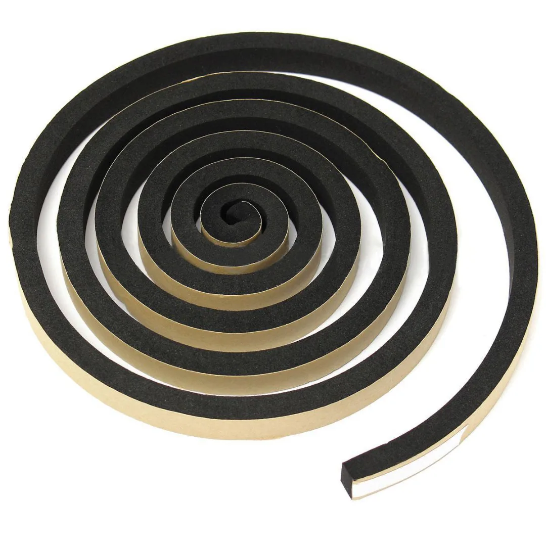 2m Single Sided Self Adhesive Seal Strip Door Window Foam Seal Tape Strip Collision Avoidance