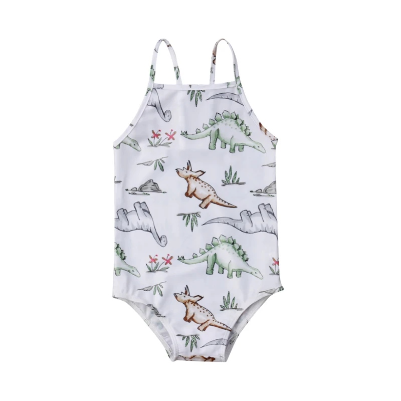 dinosaur girls swimsuit