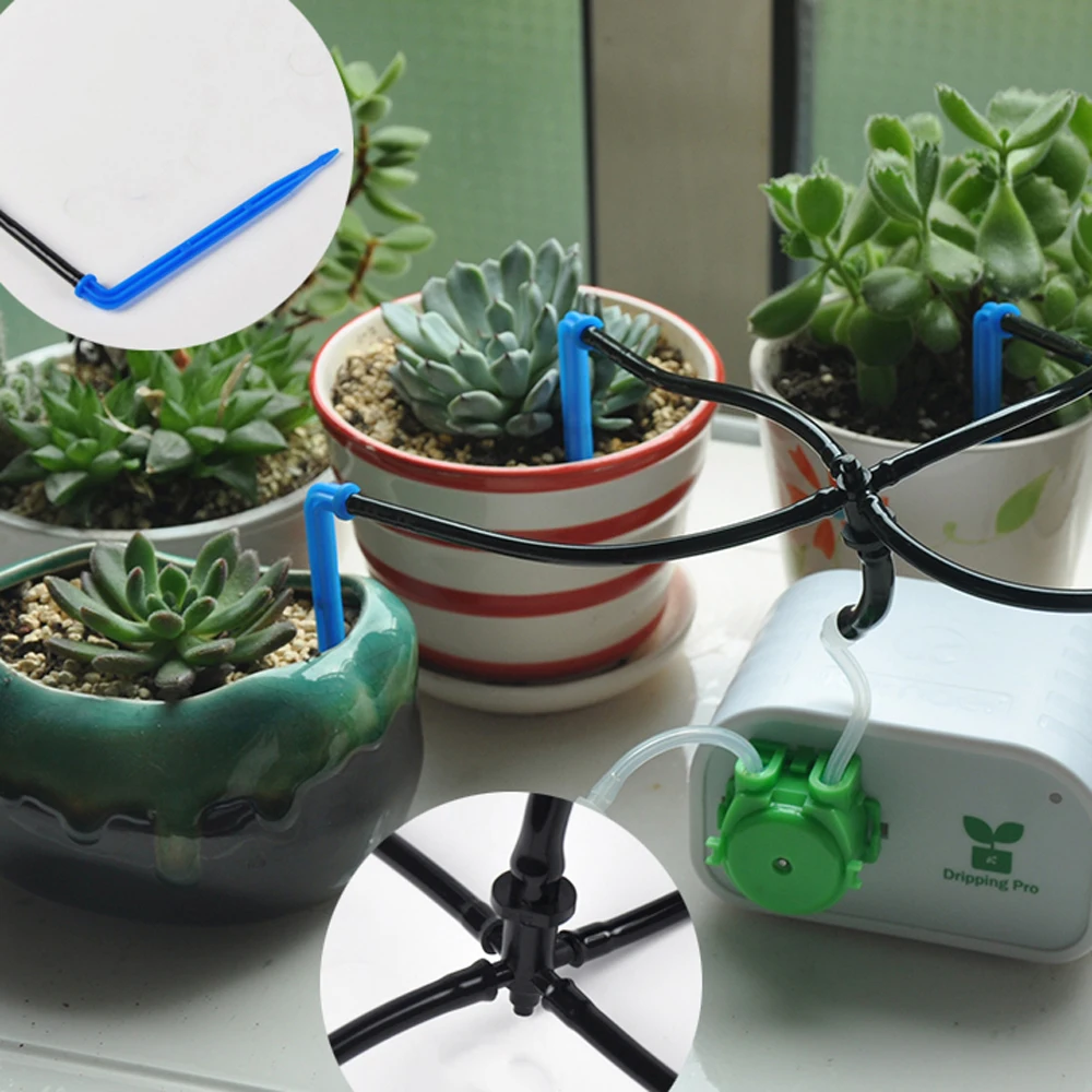 Home Mobile Phone Control Timing Intelligent Succulents Plant Drip Irrigation Tool Automatic Watering Device Water Dropper