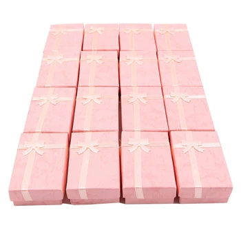 

16pcs Paper Jewelry Gifts Boxes For Jewelry Display-Rings, Small Watches, Necklaces, Earrings, Bracelet Gift Packaging Box (Li