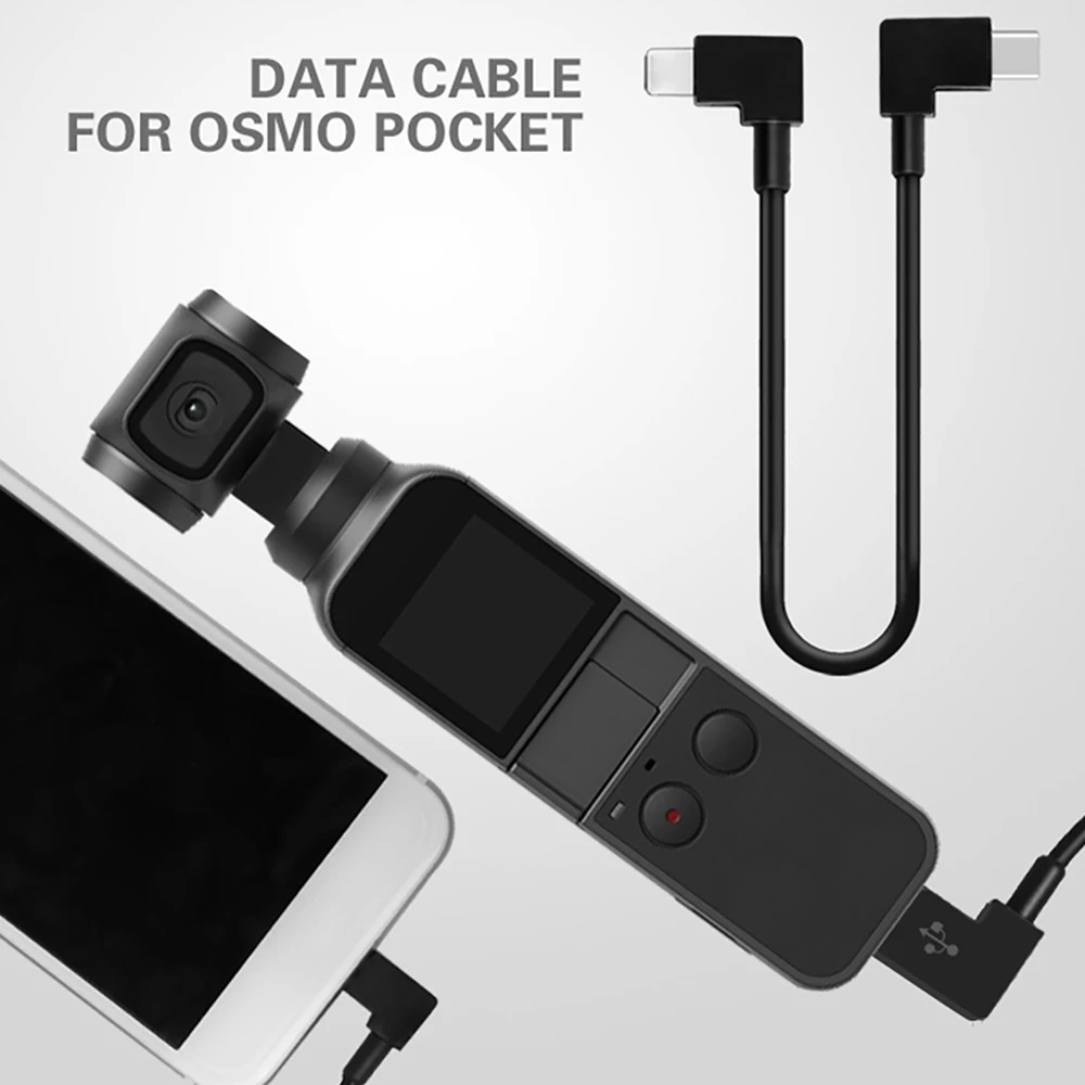 

Cable Data For DJI OSMO POCKET Gimbal Handheld Camera TYPE-C to Android IOS TYPE-C Conversion Line Transfer Line Cable