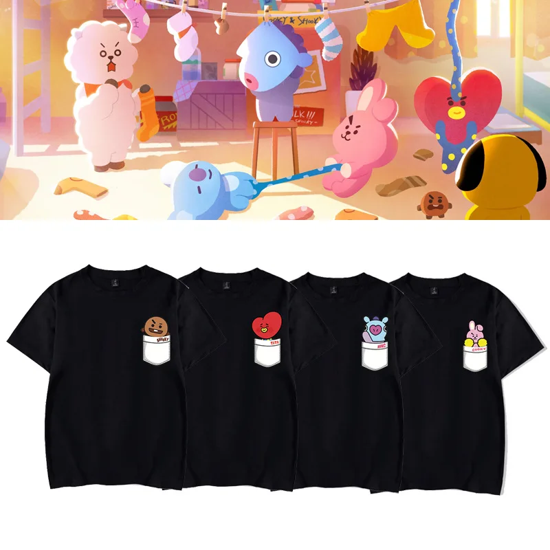 

Cartoon T-shirt Cotton TEE Lovely Choli TATA SHOOKY Cartoon T-shirt