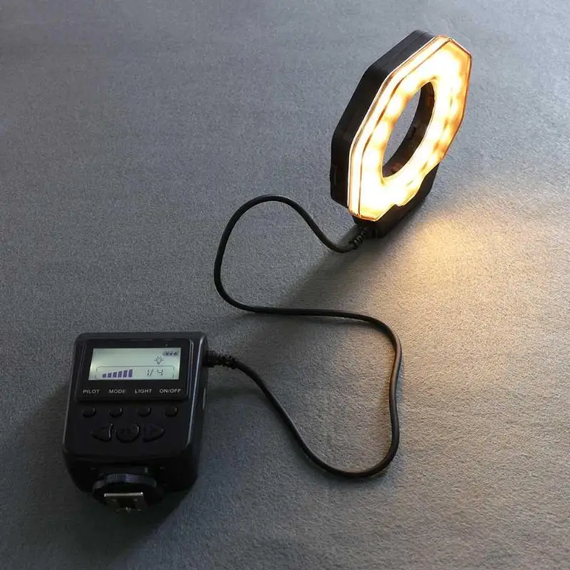 Цифровая камера макро Кольцевая вспышка Speedlite с переходным кольцом 8 режимов