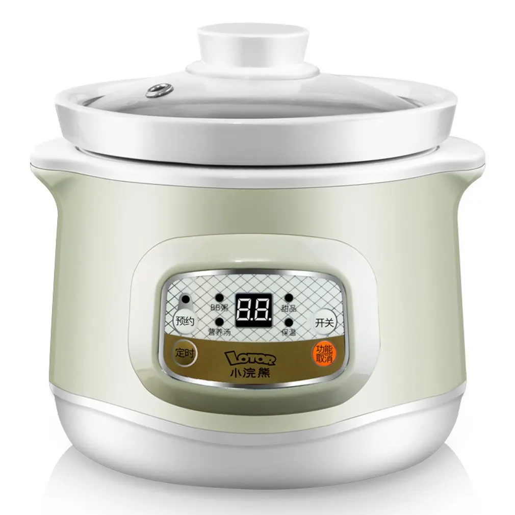 

Z1 Mini PP & Ceramic Electric Multifunction Cooked Boiled Braised Stewed Steamed Cooker Steamer Home Automatic