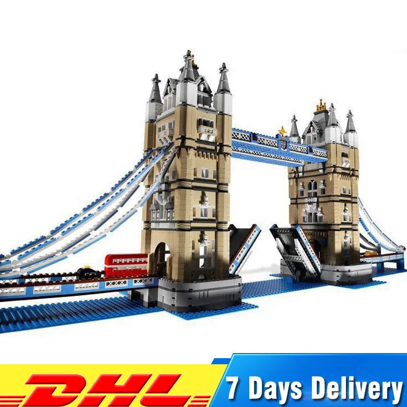 

Compatible LegoINGlys 10214 London Bridge Model Building Blocks Bricks Educational Toys for Children Borthday New Year Gifts