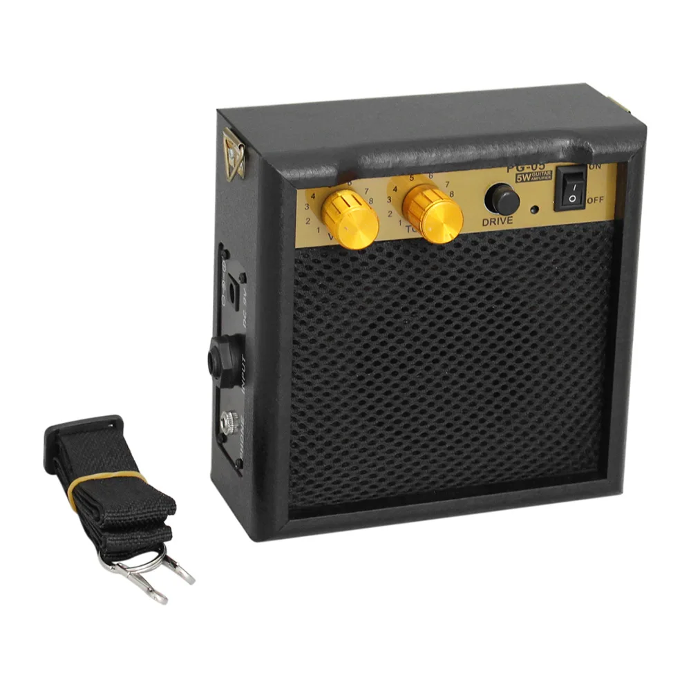 Portable Mini Guitar Amplifier Amp Speaker 5W with 3.5mm