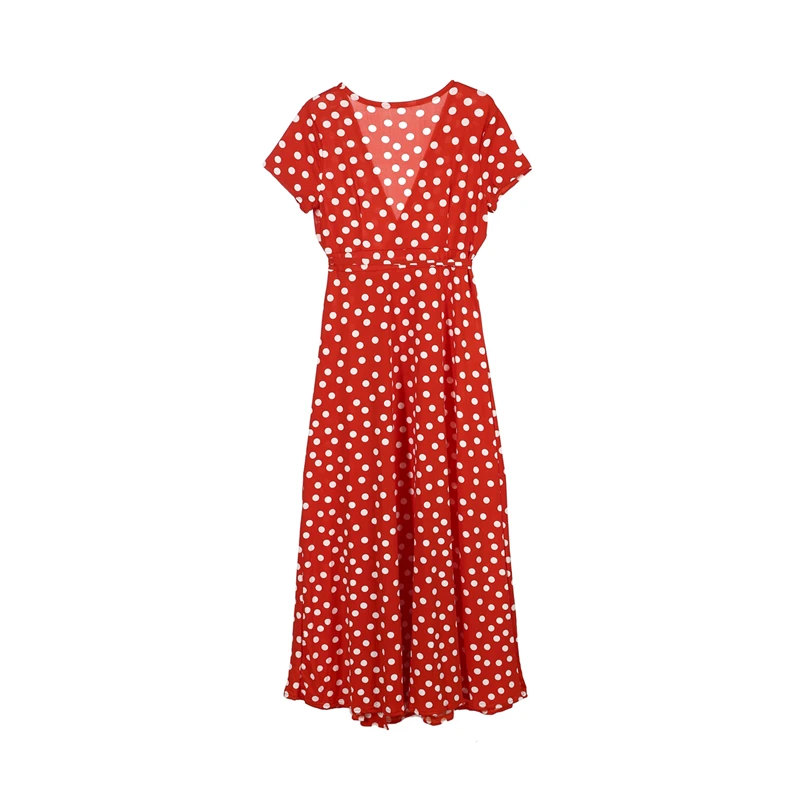 

2019 women Boho Short Dress Womens Sexy V-neck Beach Summert Dress dot v neck sexy dress