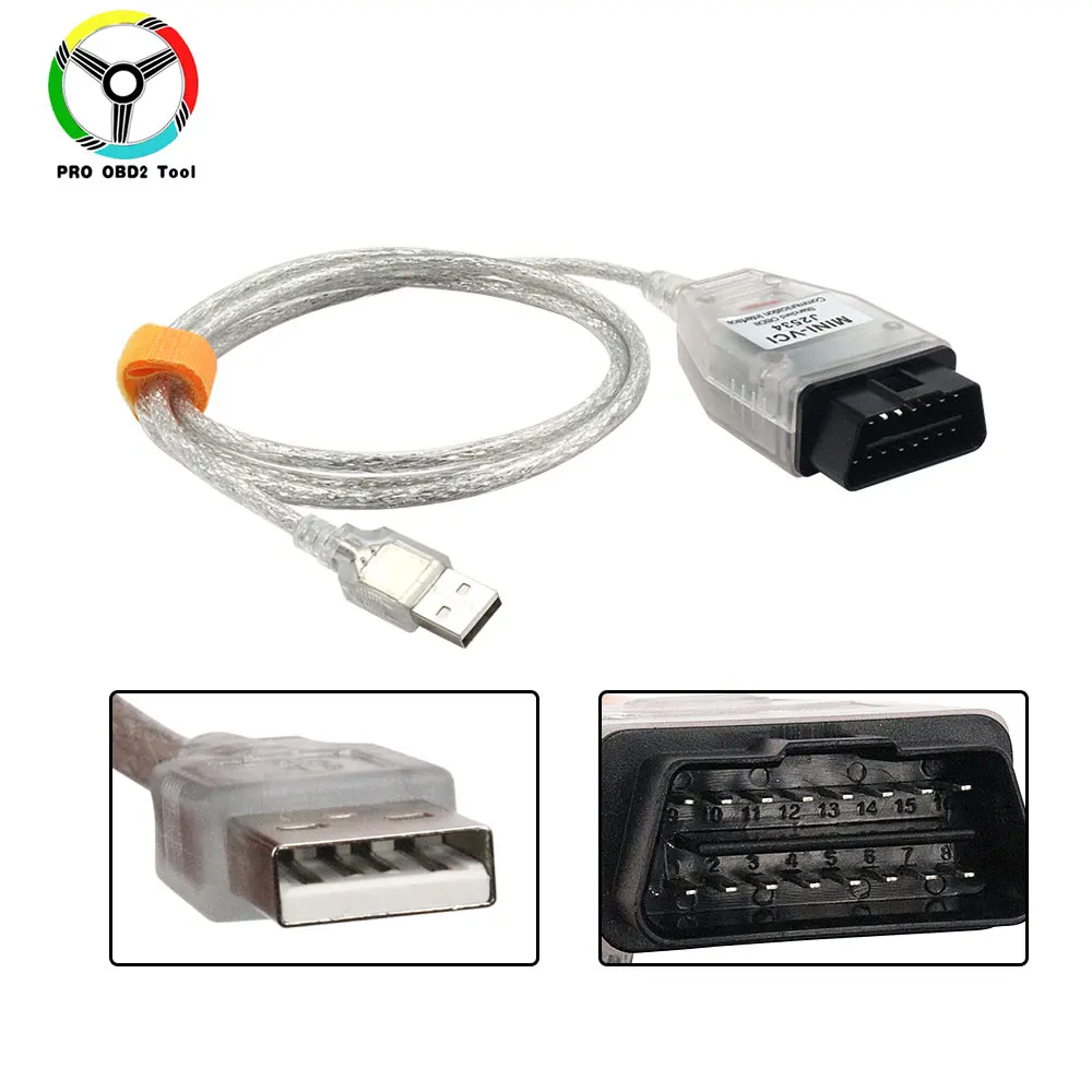 Новейший V13.00.022 MINI VCI с чипом FTDI232RL интерфейс для TOYOTA TIS Techstream J2534 OBD2 OBDII