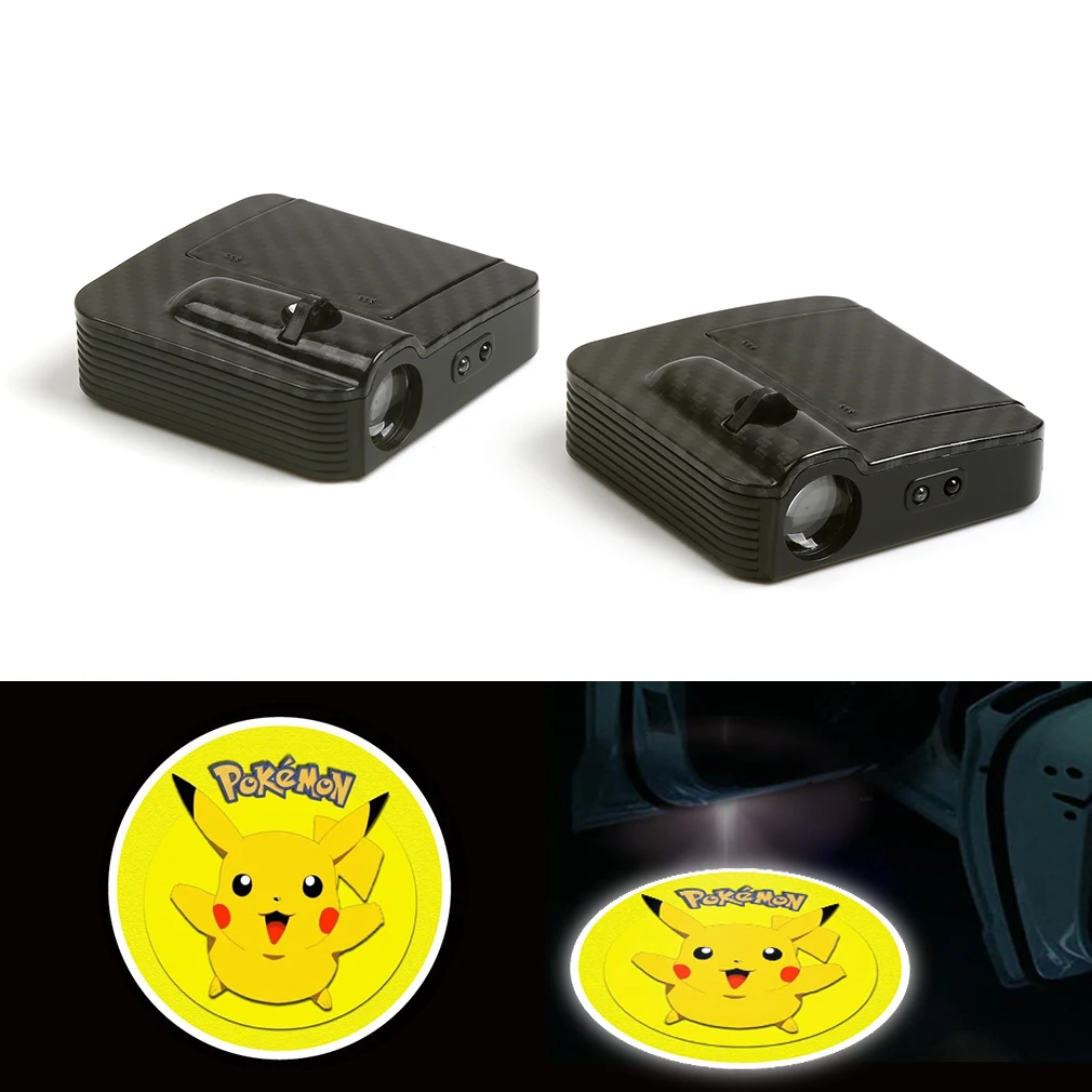

Courtesy Pokemon Pikachu Animal Car Logo Door Ghost Shadow Laser Projector Light