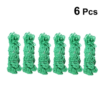 

6pcs/Set Green Billiard Pool Snooker Table Nylon Mesh Net Bags Pockets Club Kit