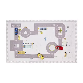 

INS Style Children Digital Highway Play Mat Gaming Carpet Floor Mat Crawling Pad Children's Room Decoration Kids Game Prop