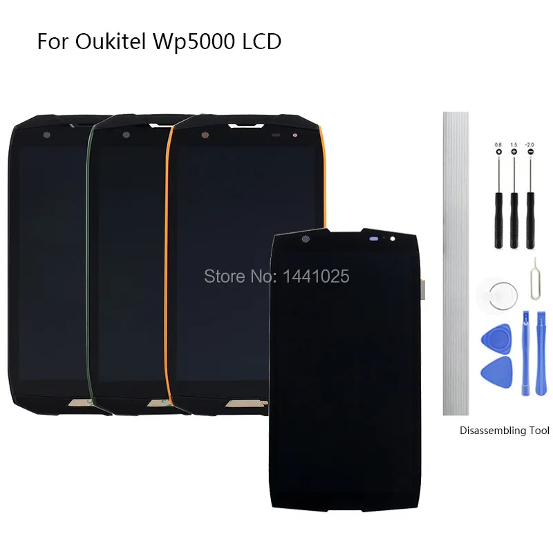 Сменный ЖК-экран для Oukitel WP5000 сенсорный экран 5 7 дюйма черный оранжевый зеленый |