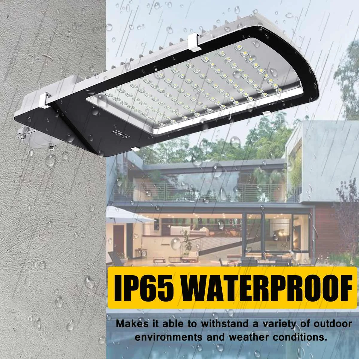 

Super Bright 30/60/100W LED Solar Lamp Wall Street Light Waterproof Flood Security Garden Street Emergency Outdoor Light