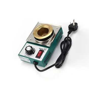 

New 1pc 150W Solder Pot Tin Melting Soldering Desoldering Bath Furnace 100-600 degree Fast Heating Adjustable Temp Welding Tool