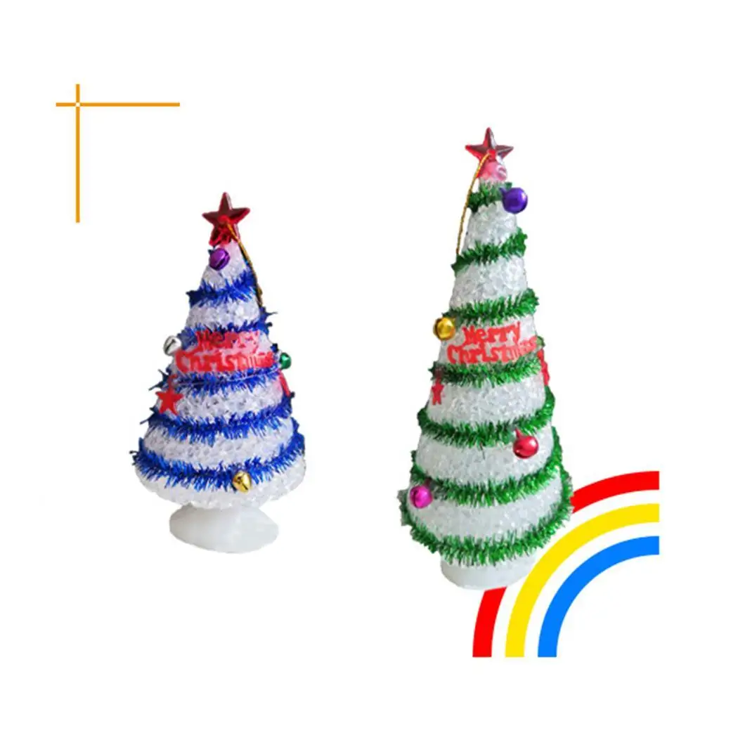 Светодиодный светодиодные красочные светящиеся колокольчики Рождественская елка ночник украшение Рождественский подарок многоцветный
