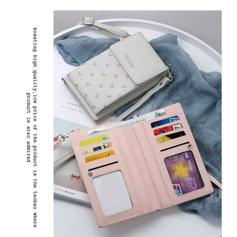 Кошелек, Женский кошелек, для мобильного телефона, на плечо, аутентичная вышивка, принт, диагональные цвета, сумка-мессенджер, через плечо, женские кошельки