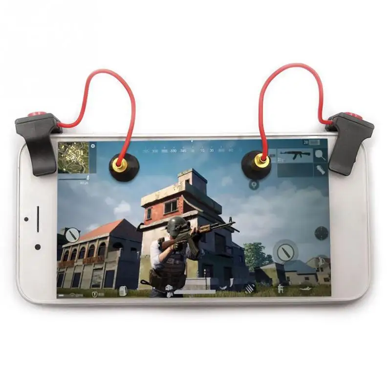 1 Pair Suction Cup Gamepad JoyStick Mobile Gaming Trigger Fire Button Accurate Controller Tablet Aim Key For PUBG L1R1 Shooter 1 Pair Suction Cup Gamepad JoyStick Mobile Gaming Trigger Fire Button Accurate Controller Tablet Aim Key For PUBG L1R1 Shooter