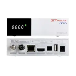 Gtmedia GTC fta спутниковый ресивер DVB S2 Biss VU Клайн рецепторов 2G + 16G 4 K Android tv box ISDB-T Bluetooth 4,0 спутниковый IP ТВ