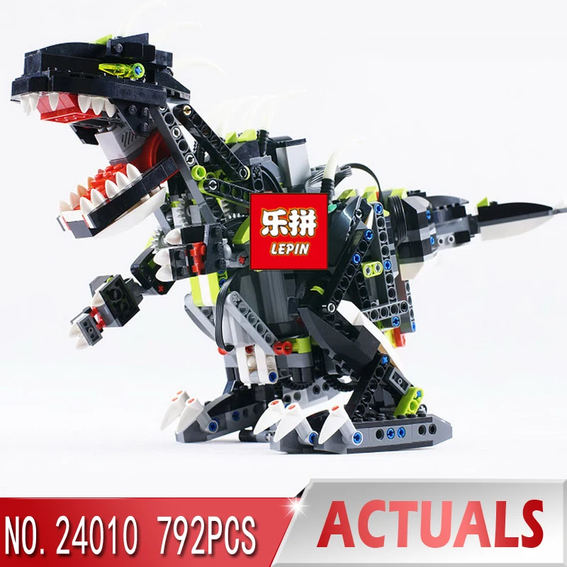 

LEPIN 24010 792pcs Science technology building blocks super 3 in 1 dinosaur remote control sound function enlighten toys for kid
