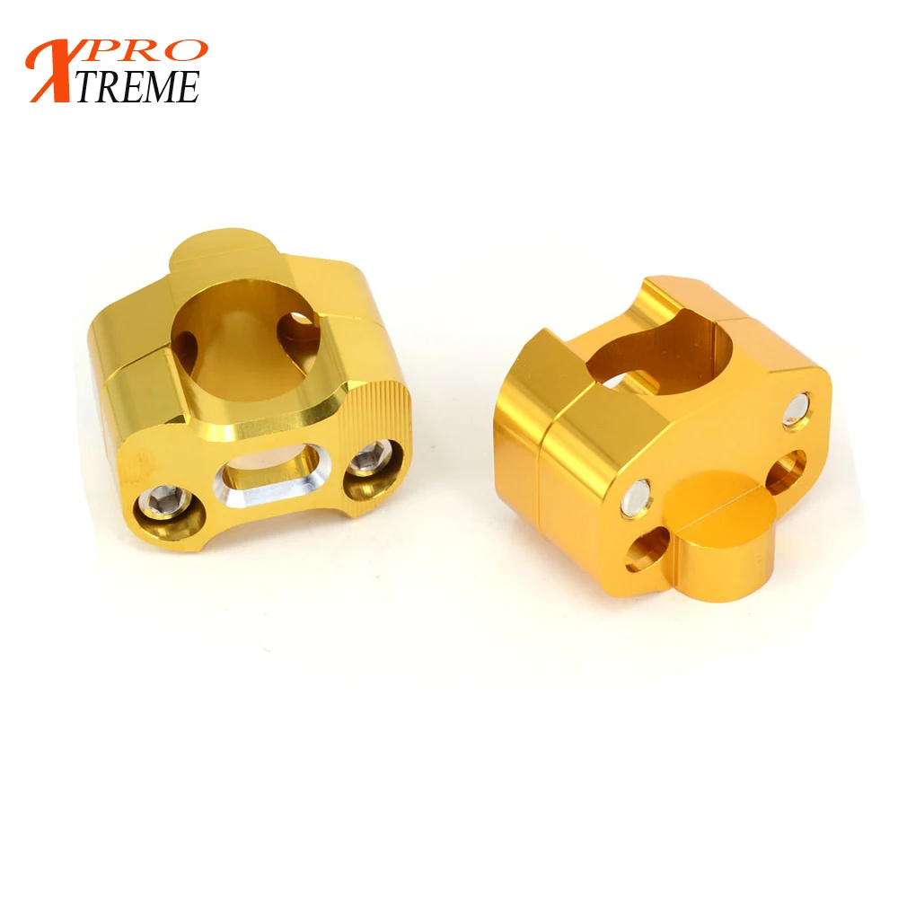 Мотоцикл 1 1/8 &quotCNC алюминиевый руль стояки 28 мм Регулируемые жировые зажимы