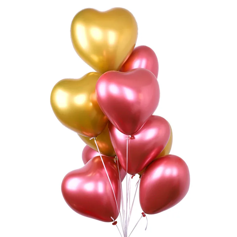 ZLJQ с днем рождения металлический шар металлическое сердце баллоны день рождения вечеринка украшения детский воздушный шар Свадьба балон