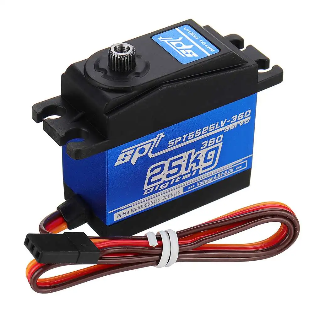 SPT Servo SPT5525LV-360 25KG 360° Digital Servo Metal Gear Large Torque For RC Robot