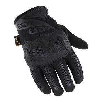 

2018 ESDY Sports Tactical Gloves for Hiking Riding Cyling Mens Military Gloves Armor Protection Shell Full Finger Gloves M-XL