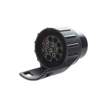 От 7 до 13 штырьковыми разъемами 12V караван грузовик фаркоп буксировки Электрический преобразователь N Тип Пластик