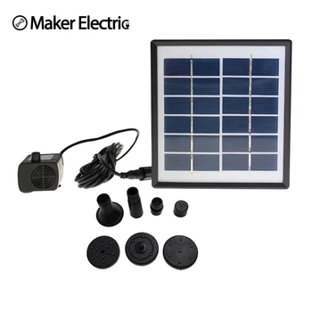

Solar Pumps 1.5w 6v 175 l/h small solar landscape fountain equipment Garden pool decoration MKGY-D-0015 Solar pane