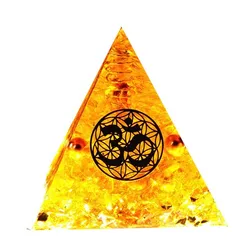 AURAREIKI Orgonite Auras High Frequency Energy Pyramid Transit Grows Change Fortune Field Yoga Meditation Gold Decoration Gift AURAREIKI Orgonite Auras High Frequency Energy Pyramid Transit Grows Change Fortune Field Yoga Meditation Gold Decoration Gift