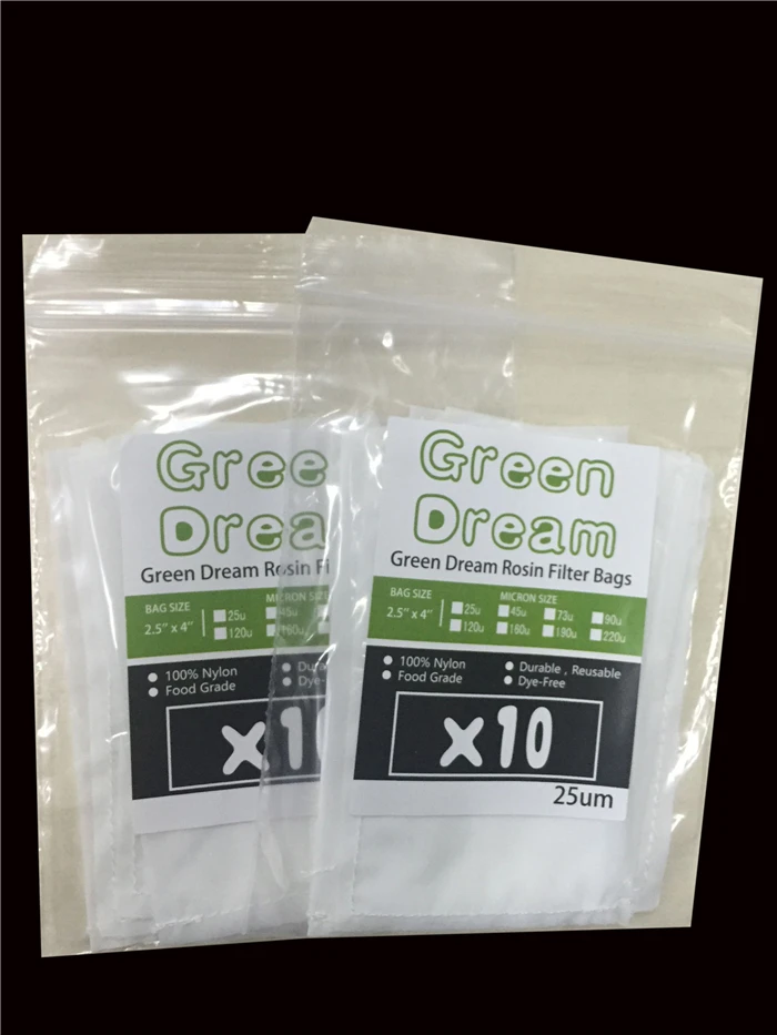 

Gold supplier 1.75x4 inch 25/90/120/160 micron rosin press tea filter bags - 10 parks