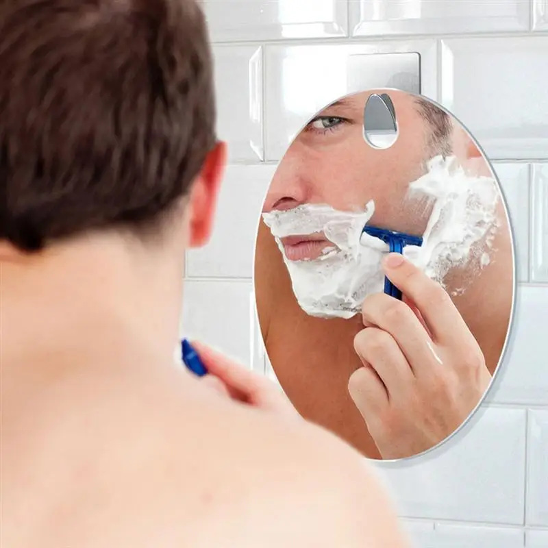 360 Degree Rotating Round Fogless Shaving Mirror Anti Fog Fogless