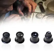 4 шт./компл. увеличительное стекло для ремонта часов 5X 10X 15X 20X увеличительное стекло, лупа объектив Ювелирная Лупа Len комплект для ремонта инструмент