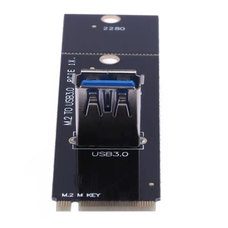 Конвертер M.2/NGFF на USB3.0 PCI E X16 адаптер для майнинга графическая плата