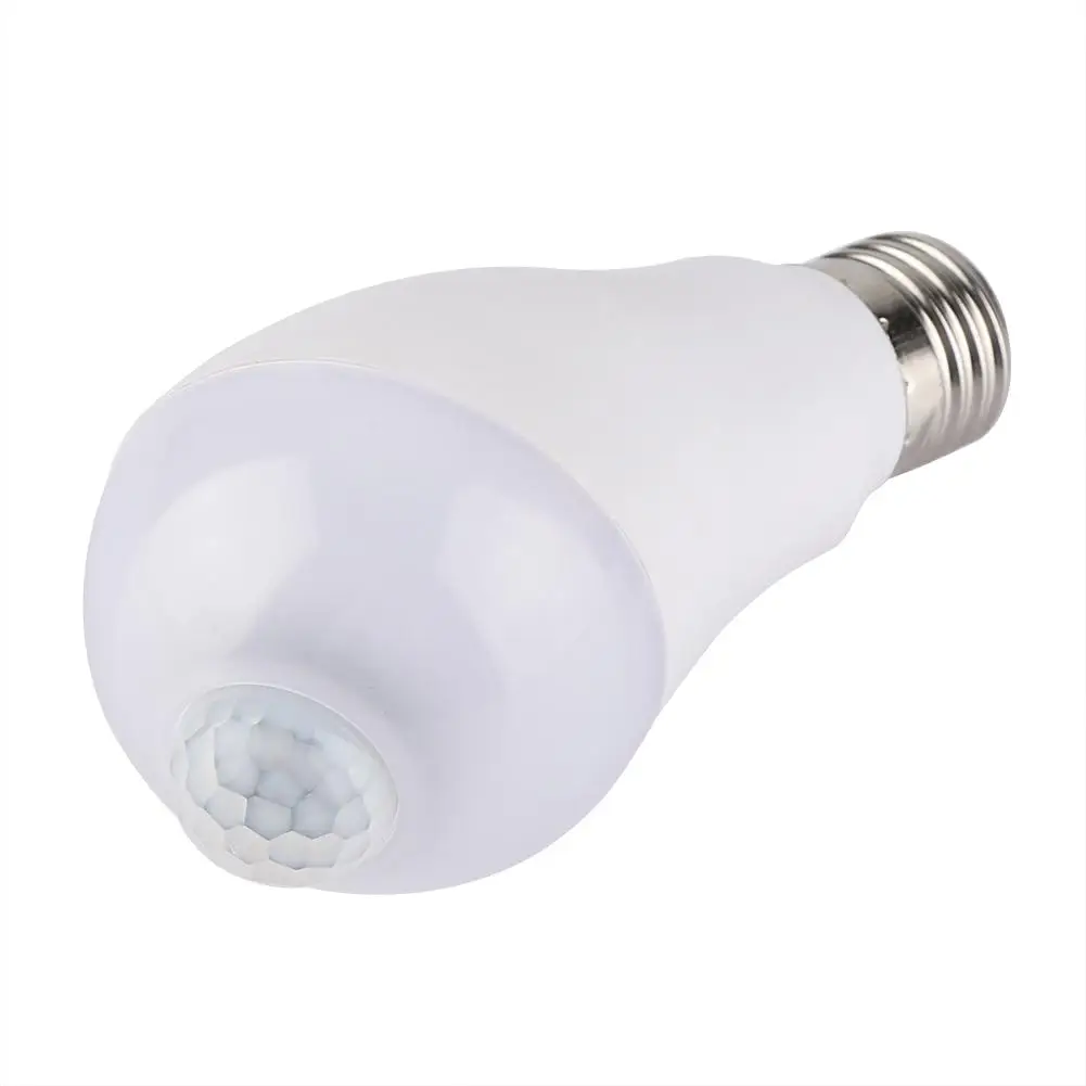 

LED Light Motion Sensor Bulb Lamp 350 Degree Rotating Sensing Head for Hallway E27 led bulb