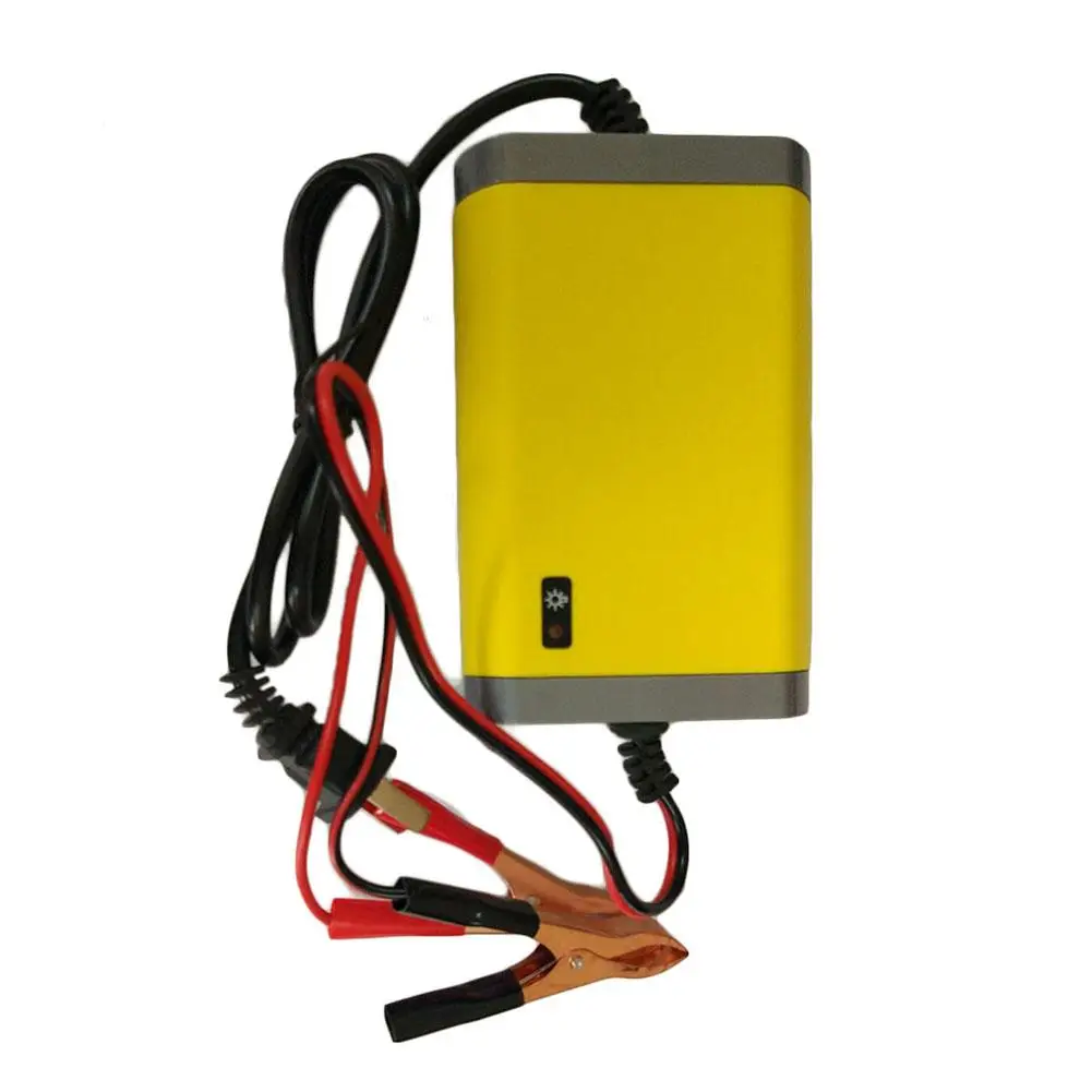  Car Battery Charger Motorcycle Accessory 12V 2A Automatic Power Supply US Plug Intelligent Charge
