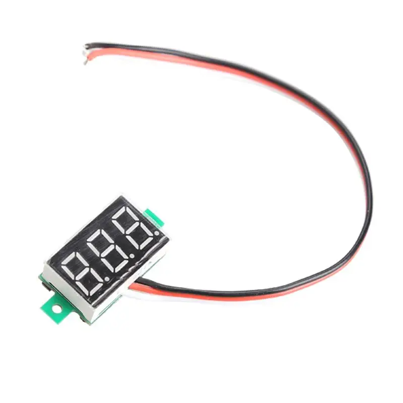 Alloet Новый Бренд Мини цифровой вольтметр DC0 100V светодиодный панельный измеритель