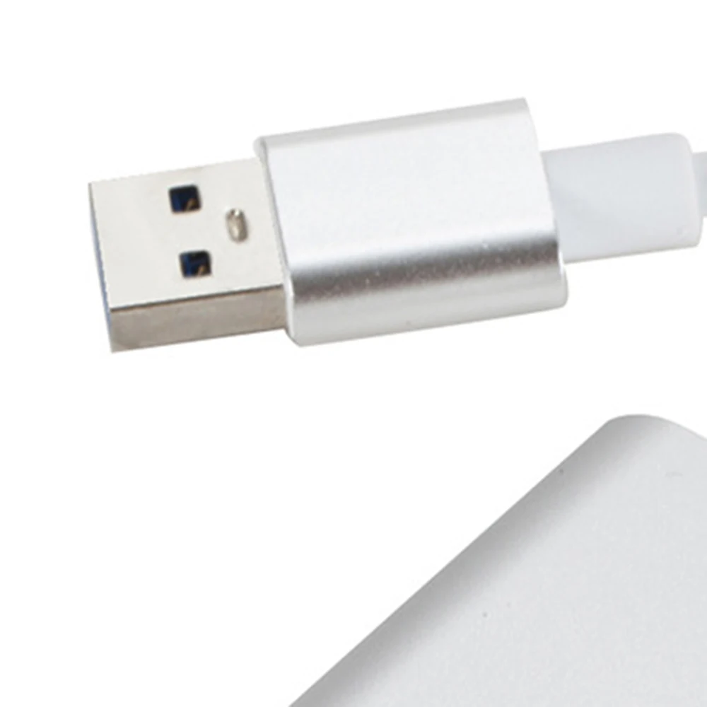 HD аудио видео кабель для компьютера Macbook 4 K USB3.0 к адаптер HDMI VGA Multi Дисплей 2 в 1 USB