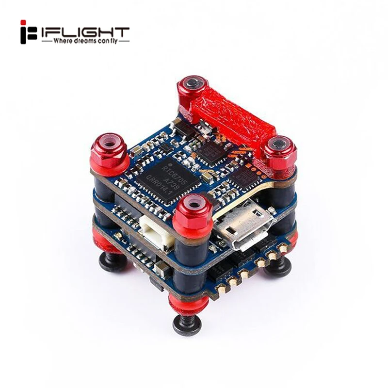 

Iflight Succex Micro F4 V1 Flight Tower System 16x16mm(m3 Hole) With Succex Micro 12a Esc/succex Micro F4 Mpu 6000 Fc For Fpv Rc