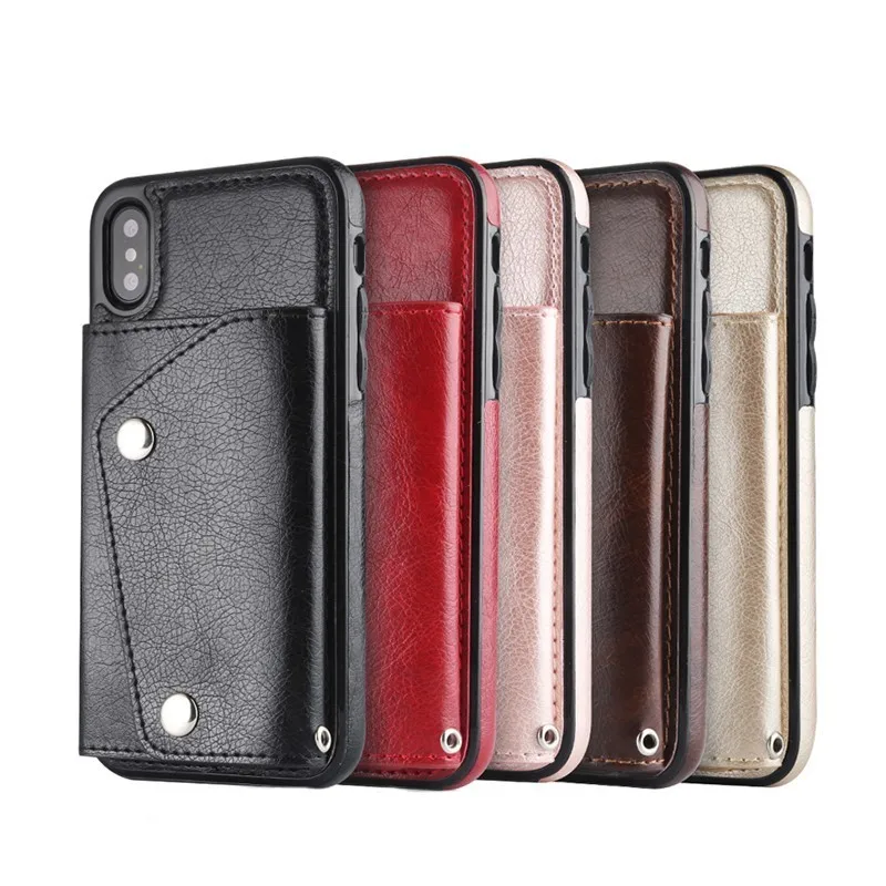

New Fashion Phone Wallet Pu Leather Cardholder Money Bag Wallets For Cards Credit Card Holder Phone Case For Iphone And Samsung
