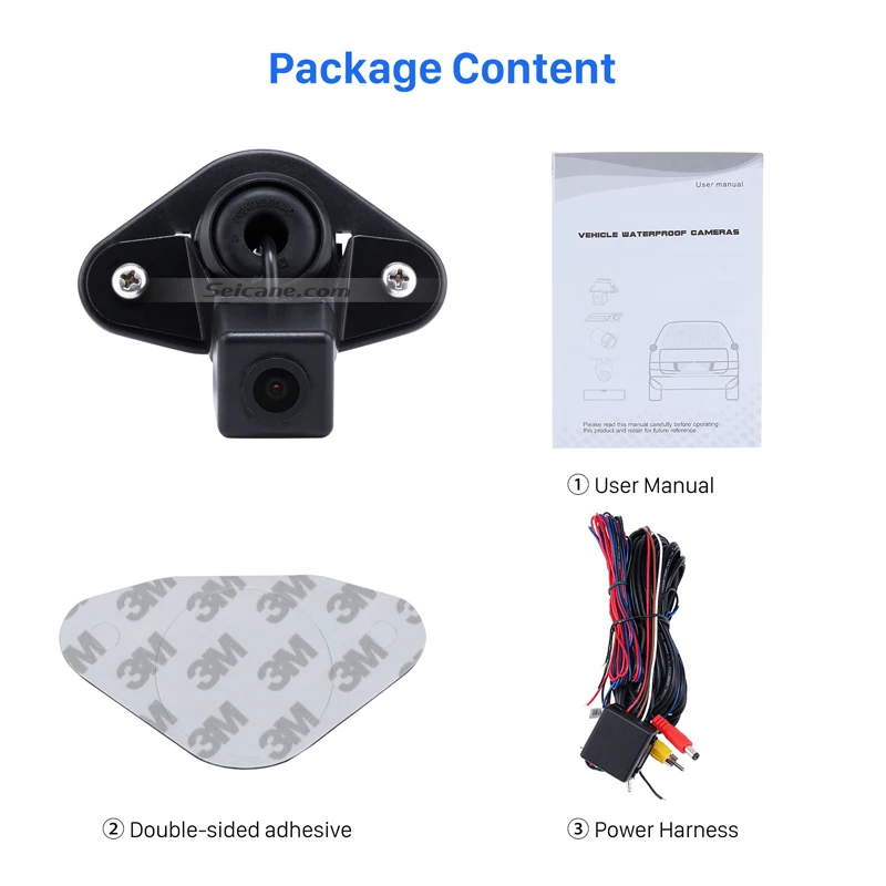 Tanie Seicane Parking samochodowy Backup kamera tylna do 2012 2013 Subaru Outback wodoodporna noktowizor HD przewodowy ukryty