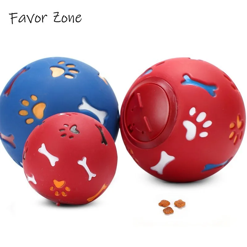

Dog Toy Rubber Chew Food Leaking Balls Pet Interactive Toys Dog Cat Teething Training Molar Toy Natural Non-toxic Goods For Pets