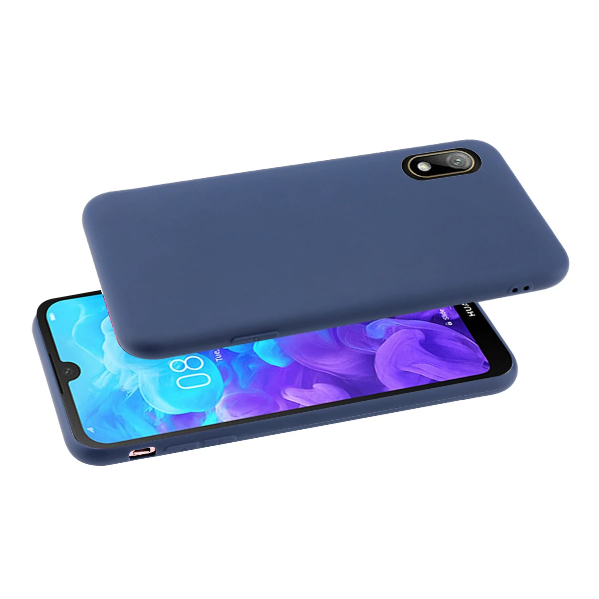 Для Huawei Y5 2019 Y6 мягкий силиконовый тонкий Матовый ТПУ чехол карамельного цвета для