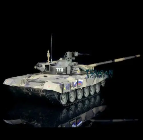 Henglong 1/16 6,0 материнская плата инфракрасный бой пластик Россия T90 RTR rc Танк 3938 Вт/360 Вращение башни красные глаза TH12978