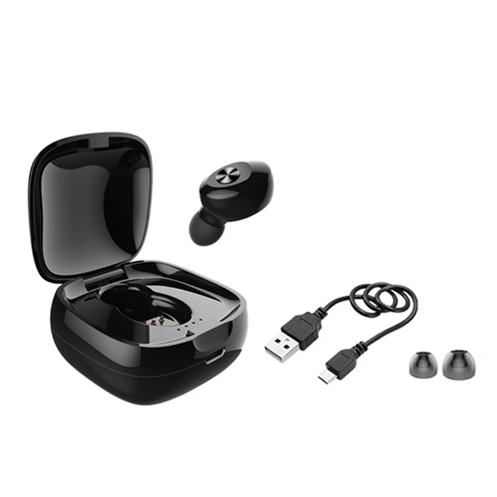 

docooler XG12 TWS Headphone Wireless Bluetooth Earphones Dual Pass 3D Stereo Sports Headset with Microphone Portable Subwoofer