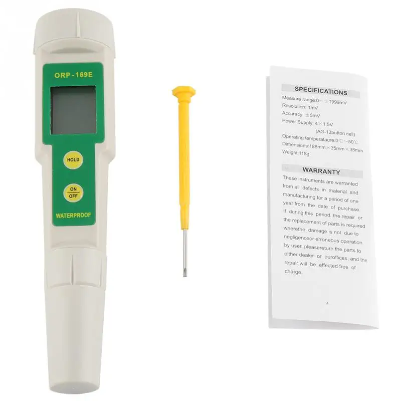 

2 in 1 Digital ORP/TEMP Portable Meter Tester Aquarium Pool Hydroponic Water Monitor For Various Water Systems New New Wholesale